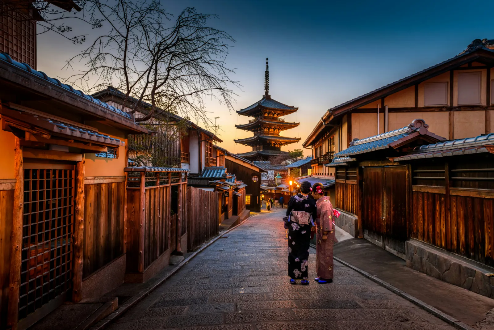 Red torii gates winding up the hillside at Fushimi Inari-taisha in Kyoto